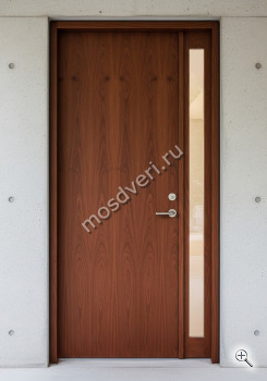 Современная входная дверь коричневого цвета - купить от производителя Мосдвери Современная входная дверь коричневого цвета